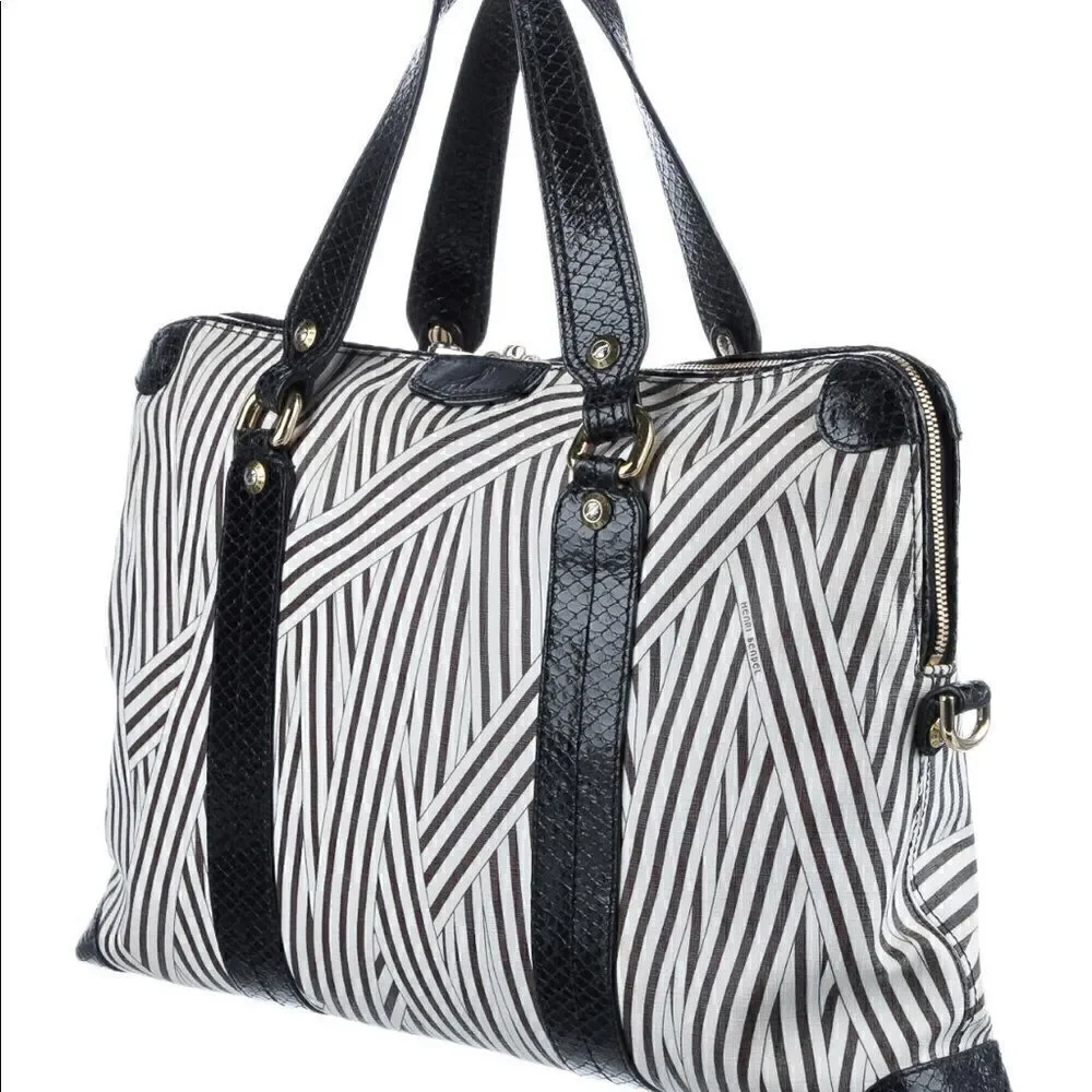henri bendel coated canvas